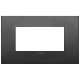 Placca Vimar Arkè fit 4 moduli Grafite Matt 19954.01