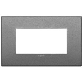 Placca Vimar Arkè fit 4 moduli Ardesia Matt 19954.02