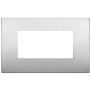 Placca Vimar Arkè fit 4 moduli Argento 19954.02