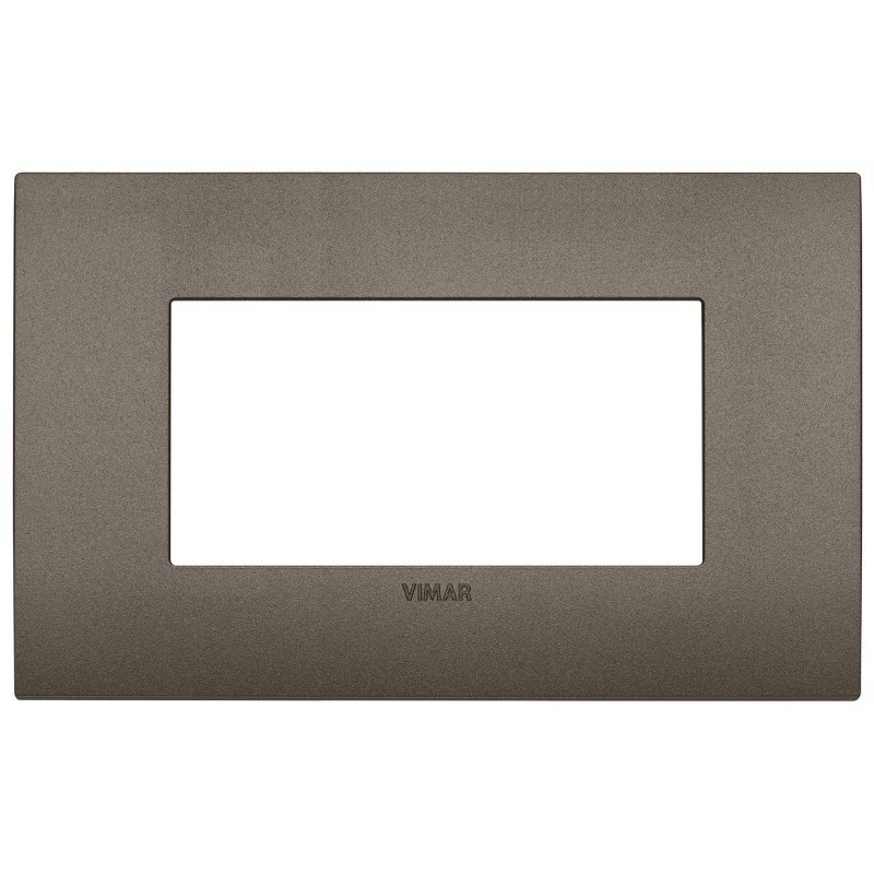 Placca Vimar Arkè fit 4 moduli Metal 19954.14