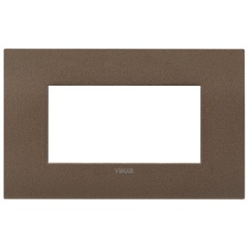 Placca Vimar Arkè fit 4 moduli Bronzo Matt 19954.24