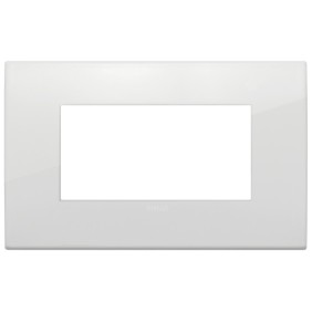 Placca Vimar Arkè fit 4 moduli Polar Matt 19954.26