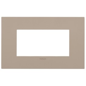 Placca Vimar Arkè fit 4 moduli Tortora 19954.32
