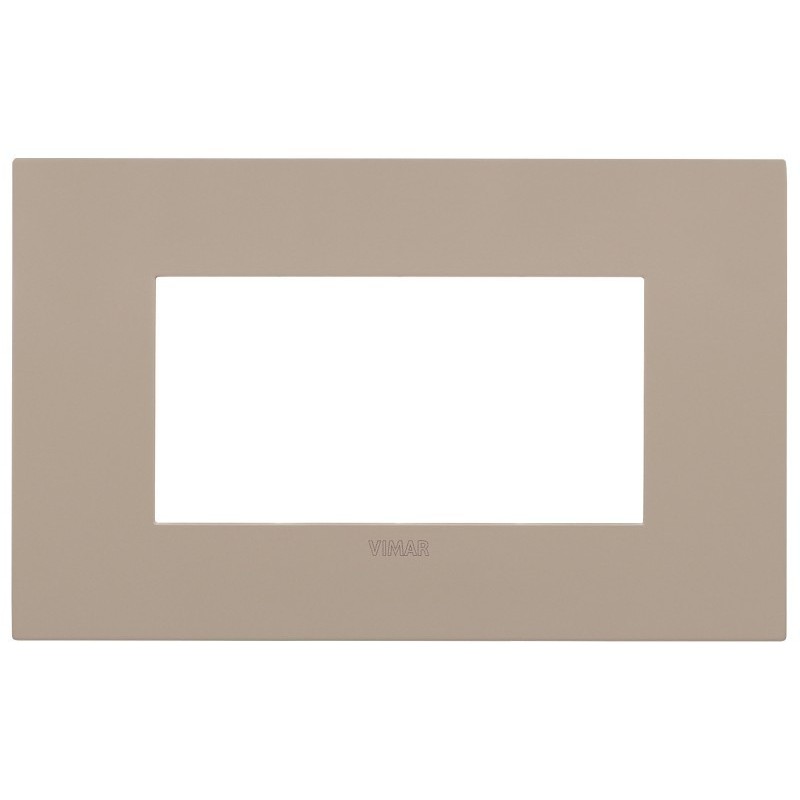 Placca Vimar Arkè fit 4 moduli Tortora 19954.32