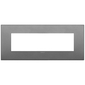 Placca Vimar Arkè fit 7 moduli Ardesia Matt 19957.02