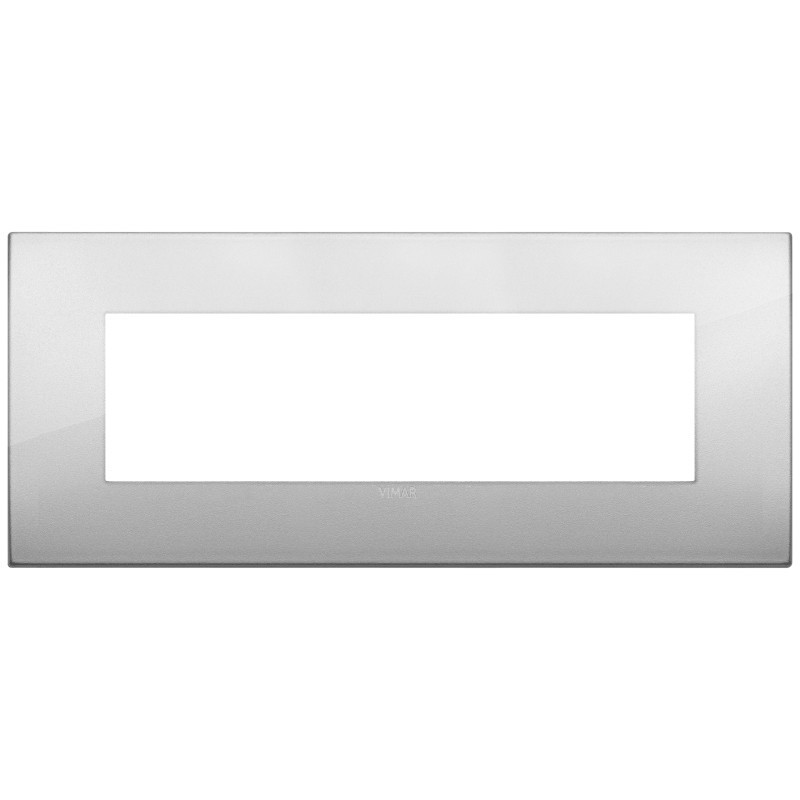 Placca Vimar Arkè fit 7 moduli Argento 19957.03