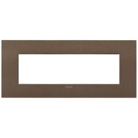 Placca Vimar Arkè fit 7 moduli Bronzo Matt 19957.24