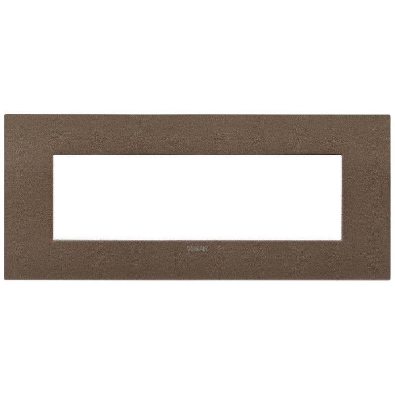 Placca Vimar Arkè fit 7 moduli Bronzo Matt 19957.24