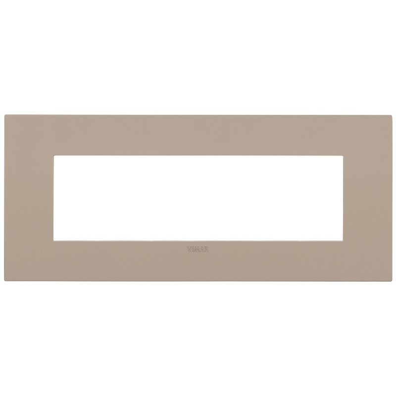 Placca Vimar Arkè fit 7 moduli Sabbia Tortora 19957.32