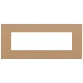 Placca Vimar Arkè fit 7 moduli Terra Di Siena 19957.33