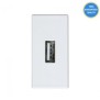 Presa USB 1 modulo Bianco Nea Urmet 10330.B