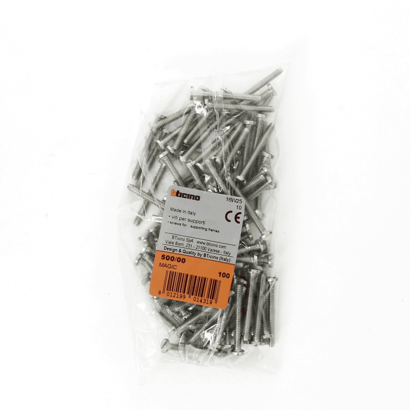 Vite lunga da 35mm universale per supporti di qualsiasi marca BTicino 500/00