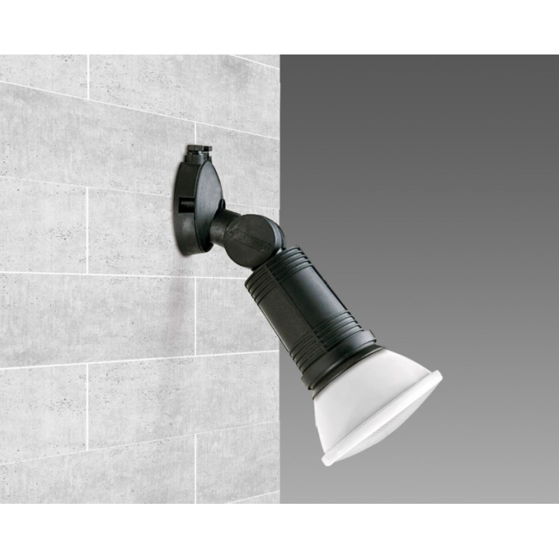 Proiettore da esterno Dafne IP66 E27 per PAR38 Disano 1220