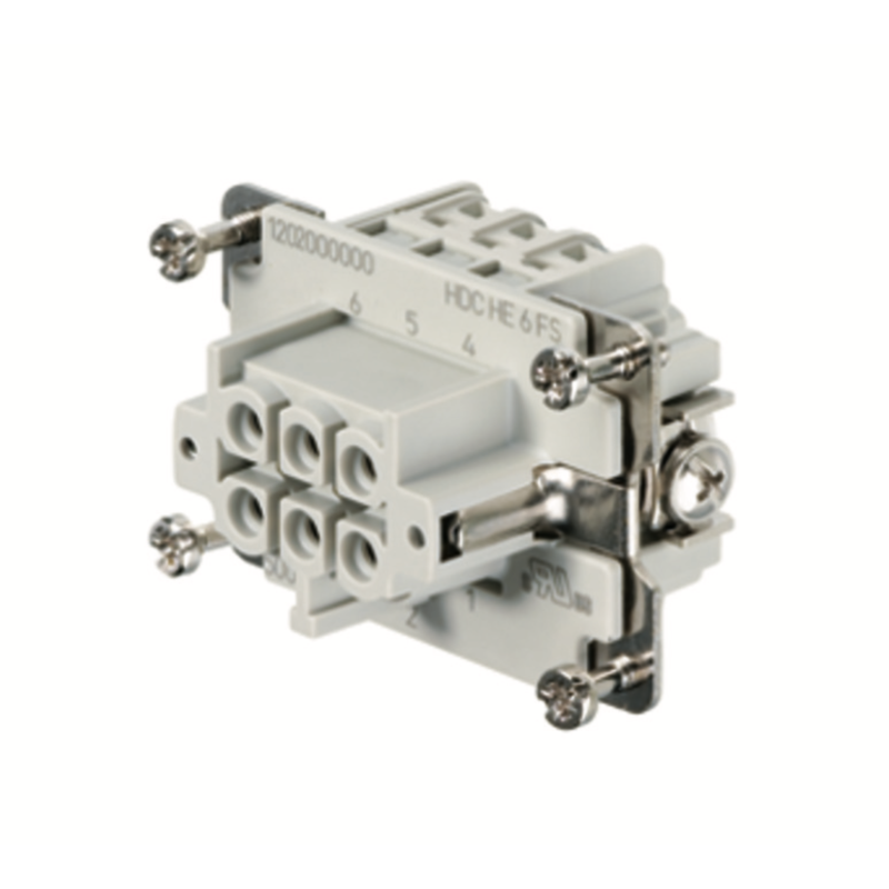 Connettore Femmina a Vite 500V 24A Poli 6 HDC Weidmueller 1200200000