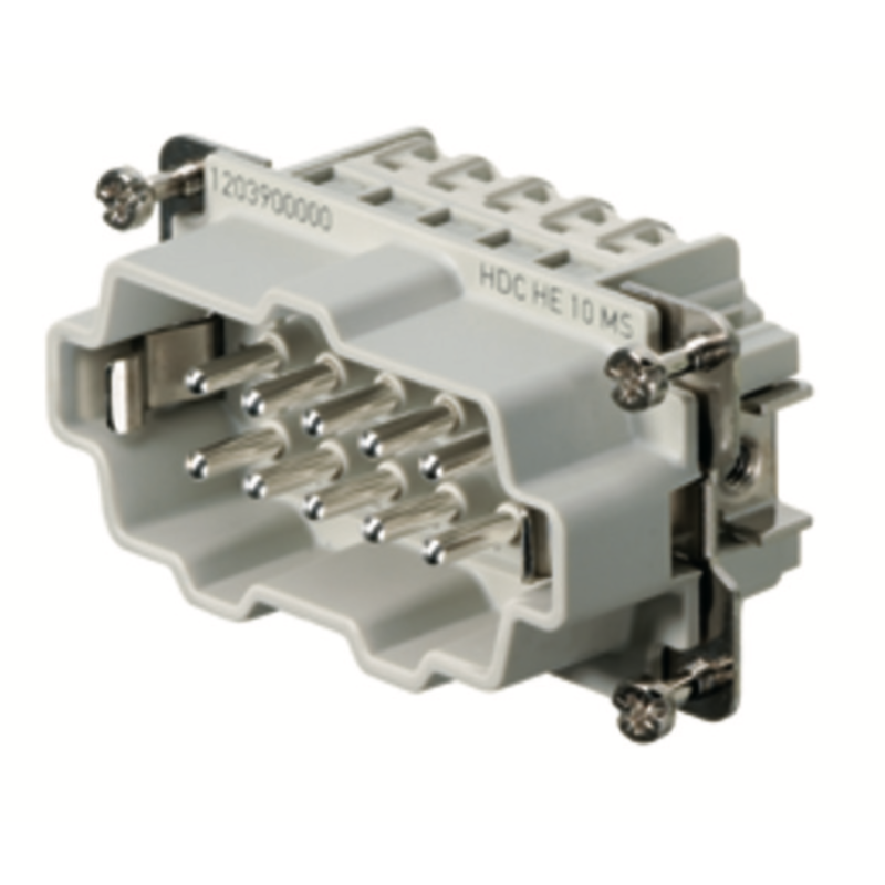 Connettore Maschio a Vite 500V 16A Poli 10 HDC Weidmuller 1203900000