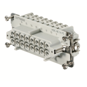 Connettore Femmina a Vite 500V 16A Poli 16 HDC Weidmuller 1207700000