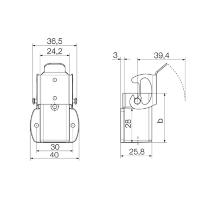 Custodia Connettore Base Chiusa IP65 Grandezza 1 Weidmuller 1652440000