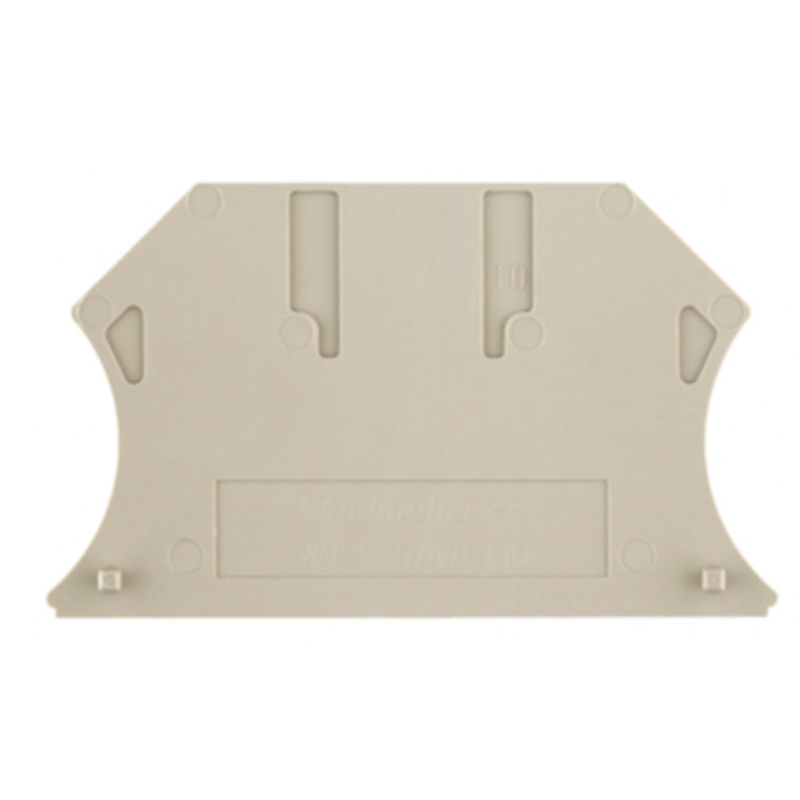 Piastra Terminale per Morsetto da quadro WAP 2.5-10 Weidmuller 1050000000
