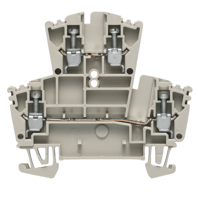 Morsetto Passante da quadro a due Piani WDK 2.5 Weidmuller 1021500000