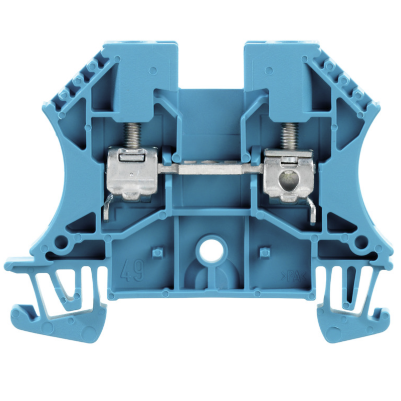 Morsetto Passante da quadro 1Piano WDU 4 BLU Weidmuller 1020180000