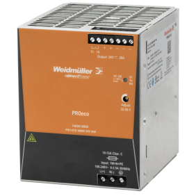 Alimentatore Switching Attacco Din 24V 480W 20A Weidmuller 1469510000
