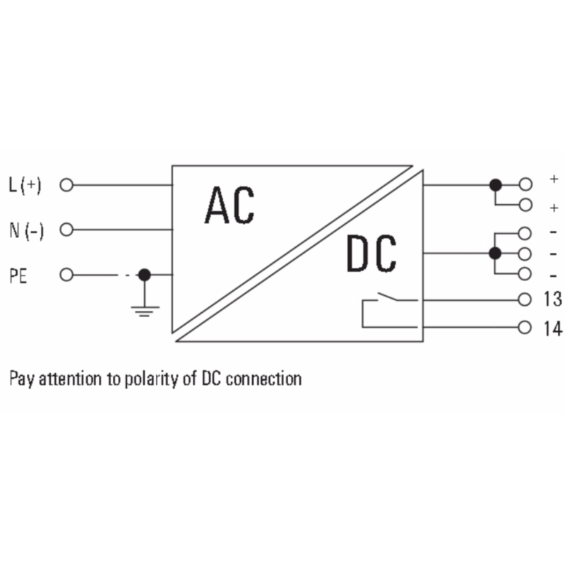 Alimentatore Switching Attacco Din 24V 480W 20A Weidmuller 1469510000