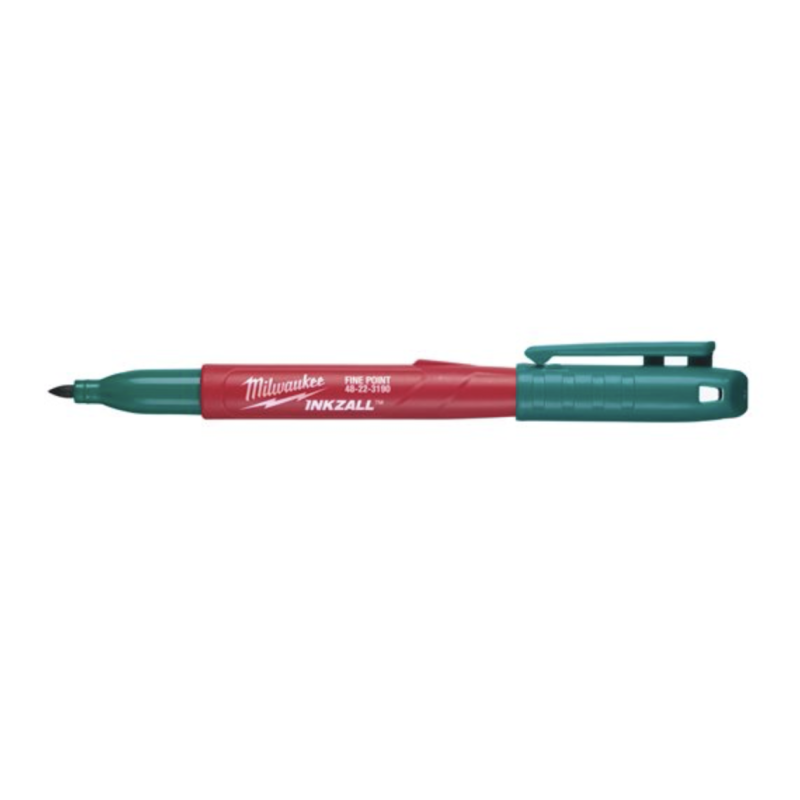 Set di Pennarelli Indelebili 1mm Blu, Rosso, Verde e Nero Milwaukee 48223106