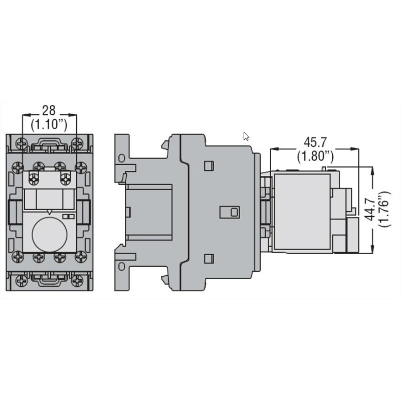 Contatto Ausiliario temporizzato Contattori serie BF Lovato 11G48660
