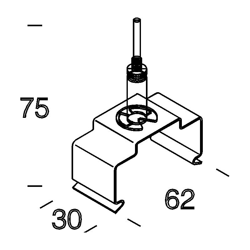 6053 Rapid System - Sospensione per cavo Disano