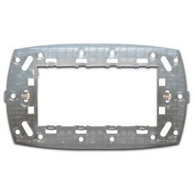 Supporto ABB Chiara quattro moduli con viti 2CSK1604CH