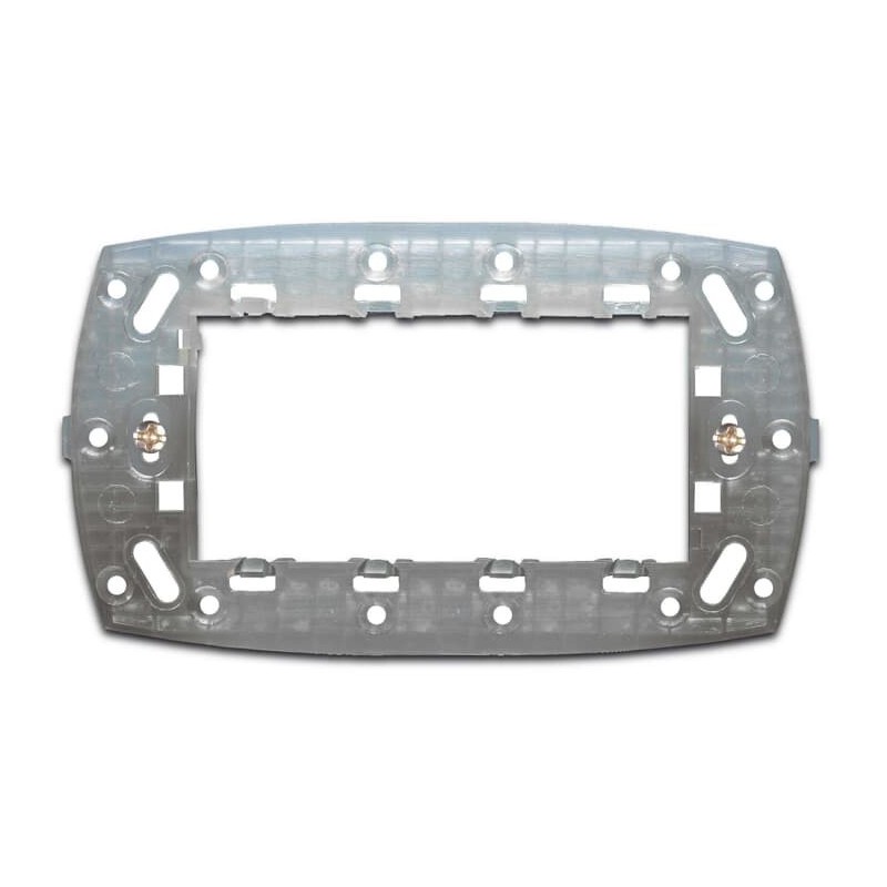 Supporto ABB Chiara quattro moduli con viti 2CSK1604CH