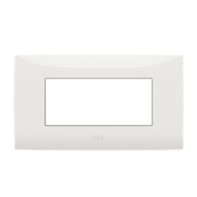 Placca 4 moduli colore Bianco  ABB serie Chiara 2CSK0401CH