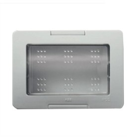 Placca stagna a tre moduli IP55 ABB serie Chiara 2CSK3355CH