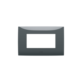 Placca 4 moduli colore Vulcano ABB serie Chiara 2CSK0404CH