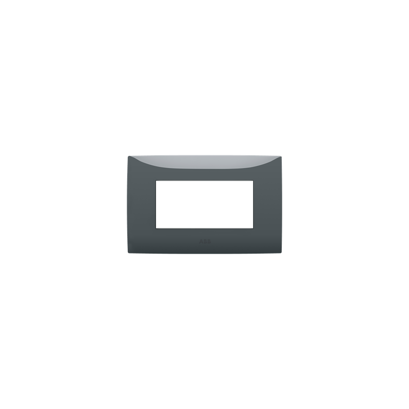 Placca 4 moduli colore Vulcano ABB serie Chiara 2CSK0404CH