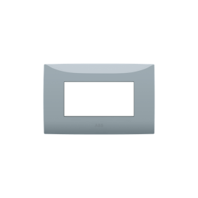 Placca 4 moduli colore Pietra ABB serie Chiara 2CSK0403CH