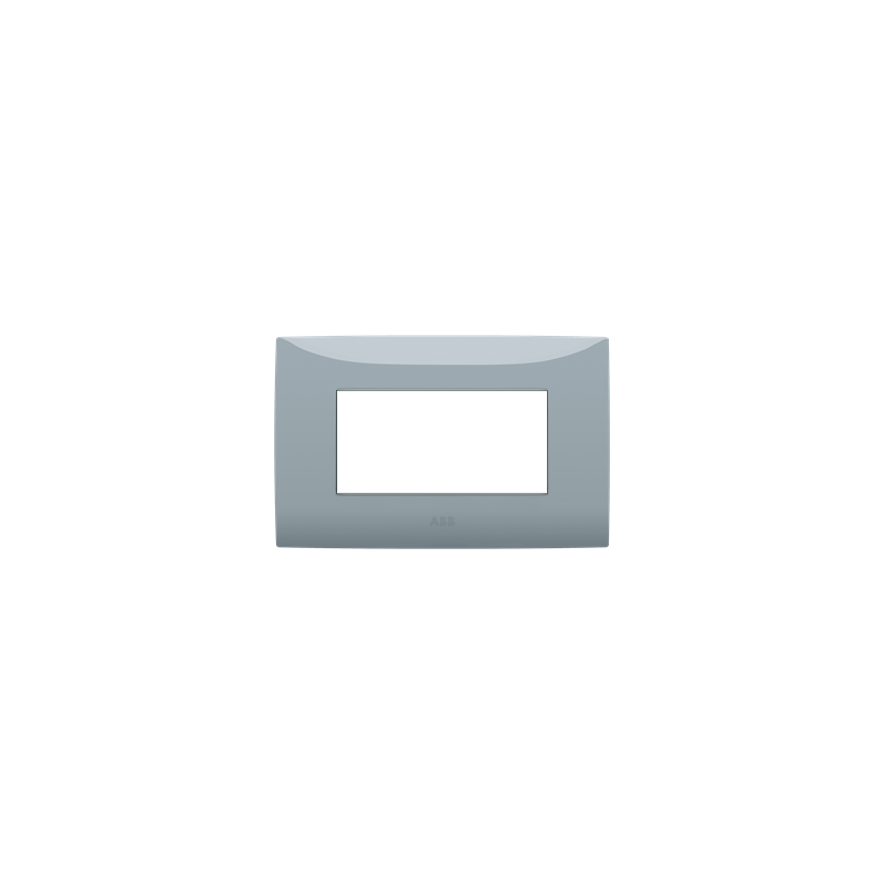 Placca 4 moduli colore Pietra ABB serie Chiara 2CSK0403CH