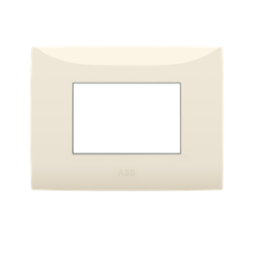 Placca 3 Moduli Colore Sabbia ABB serie Chiara 2CSK0302CH