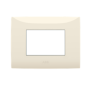 Placca 3 Moduli Colore Sabbia ABB serie Chiara 2CSK0302CH