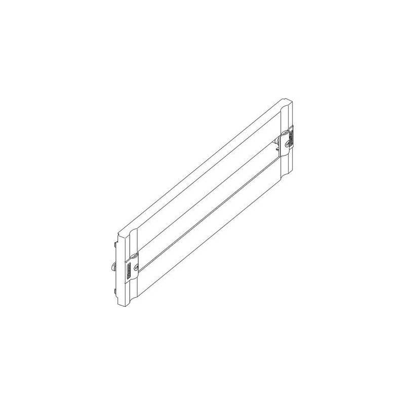 MAS160 - Pannello in plastica con finestra Din 24 moduli BTI 9429/24PL
