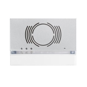 Frontalino Alpha bianco per posto esterno senza pulsanti Urmet 1168/130W