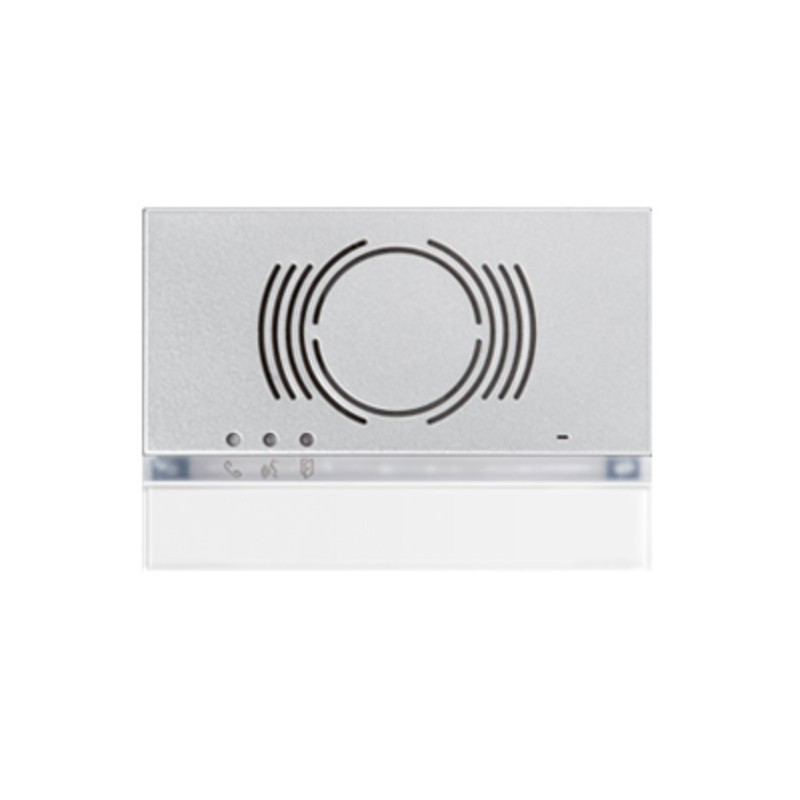 Frontalino Alpha bianco per posto esterno senza pulsanti Urmet 1168/130W