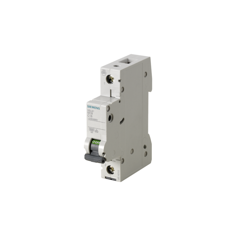 Interruttore Automatico Magnetotermico 1P 1 Modulo 6A 6kA  Siemens 5SL61067BB