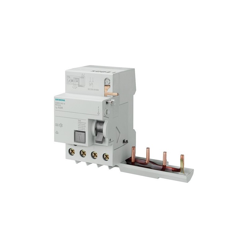 Blocco differenziale puro 40A 30mA per serie 5SY Siemens 5SM23420