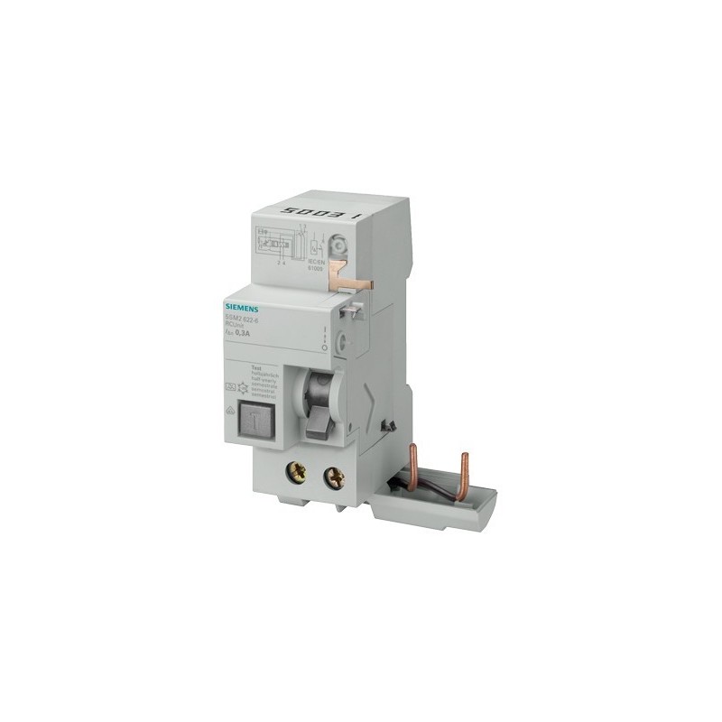 Blocco differenziale puro Classe A 40A 30mA per serie 5SY Siemens 5SM23226