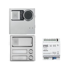 Kit colonna secondaria Video Sinthesi Steel 2Voice Urmet 1783/739