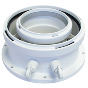 Adattatore Verticale da 80/125mm a 60/100mm per Caldaie a Condensazione Bosch