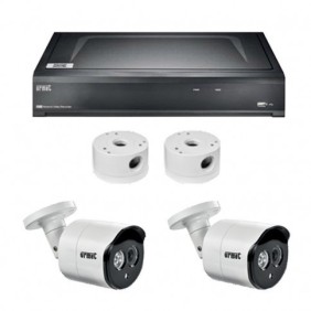 Kit Telecamere con NVR 8 Canali IP con 2 telecamere 5MP Urmet 1098/858