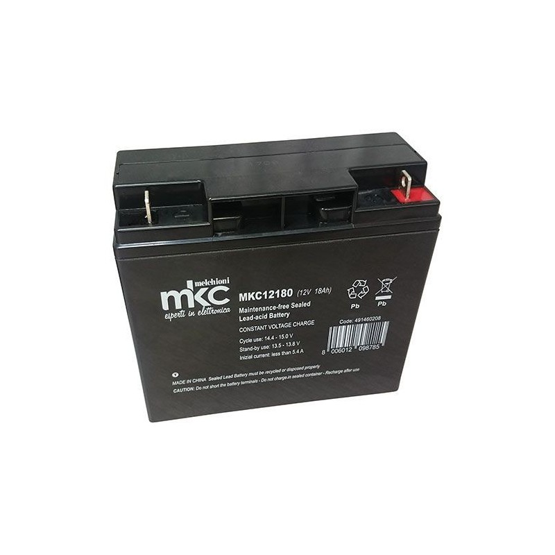 Batteria al piombo 12V 18Ah Ricaricabile