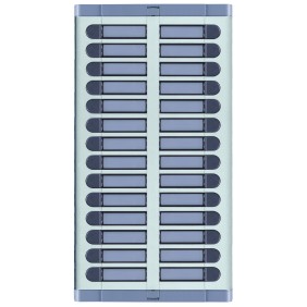 Frontale 28 pulsanti su due file non predisposto per posto esterno Urmet 925/028